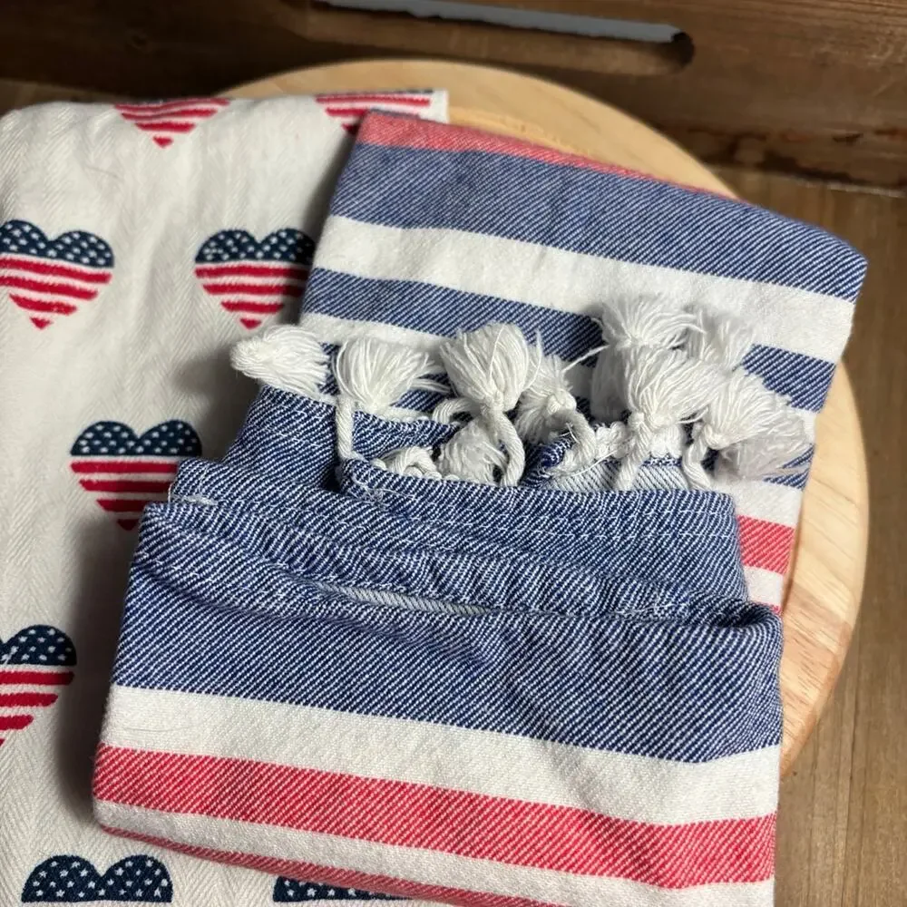 New Americana Kitchen Towel Set of 2